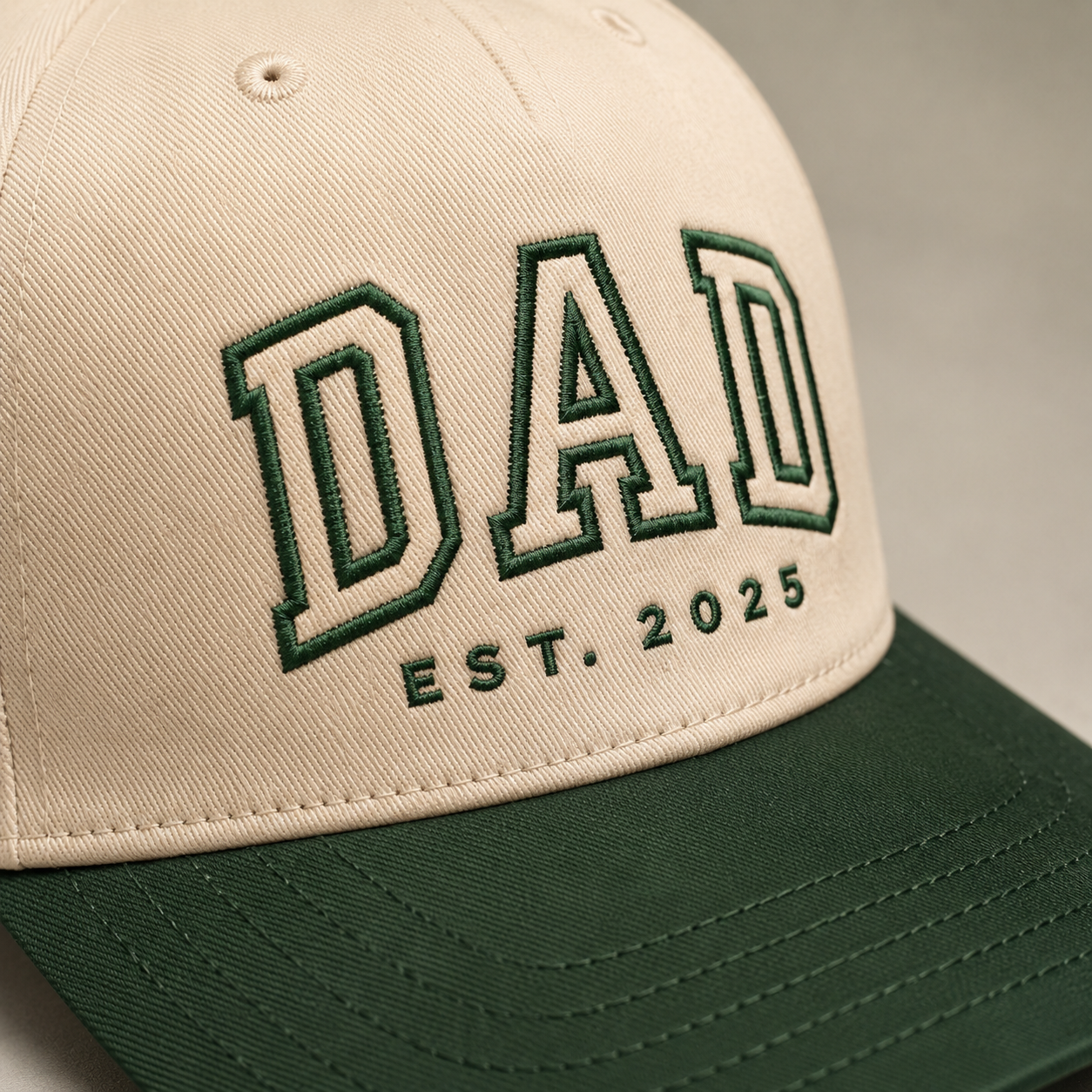 Custom Fathers Day Dad Est Hat Personalized Embroidered Gift for Dad