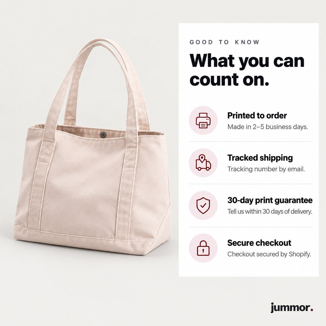 Canvas tote bag good to know