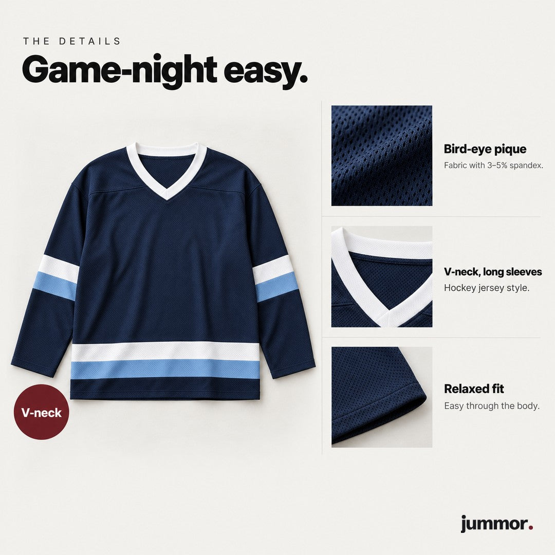 Hockey jersey details
