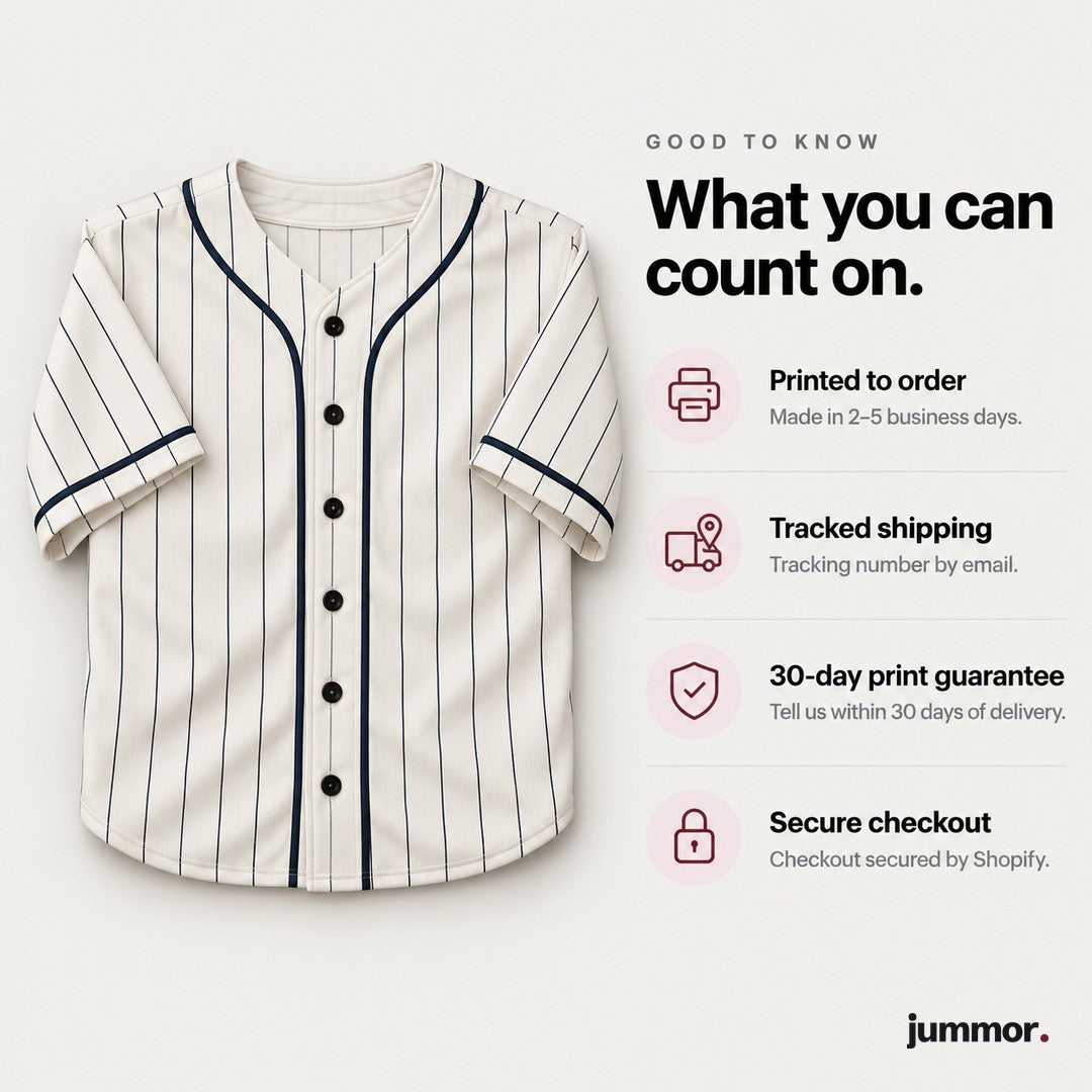 Baseball jersey good to know