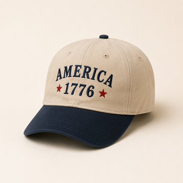 America 1776 Embroidered Cap