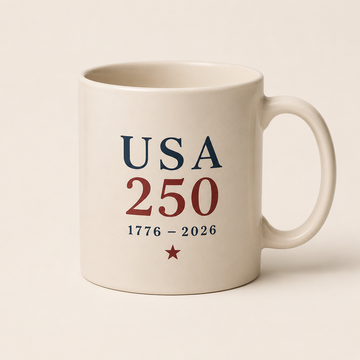 USA America 250 Anniversary Mug