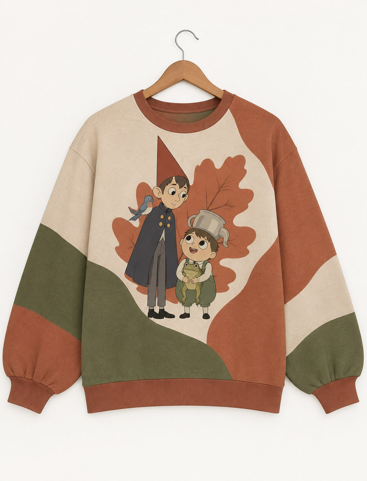 Autumn Wanderers storybook all-over print sweatshirt