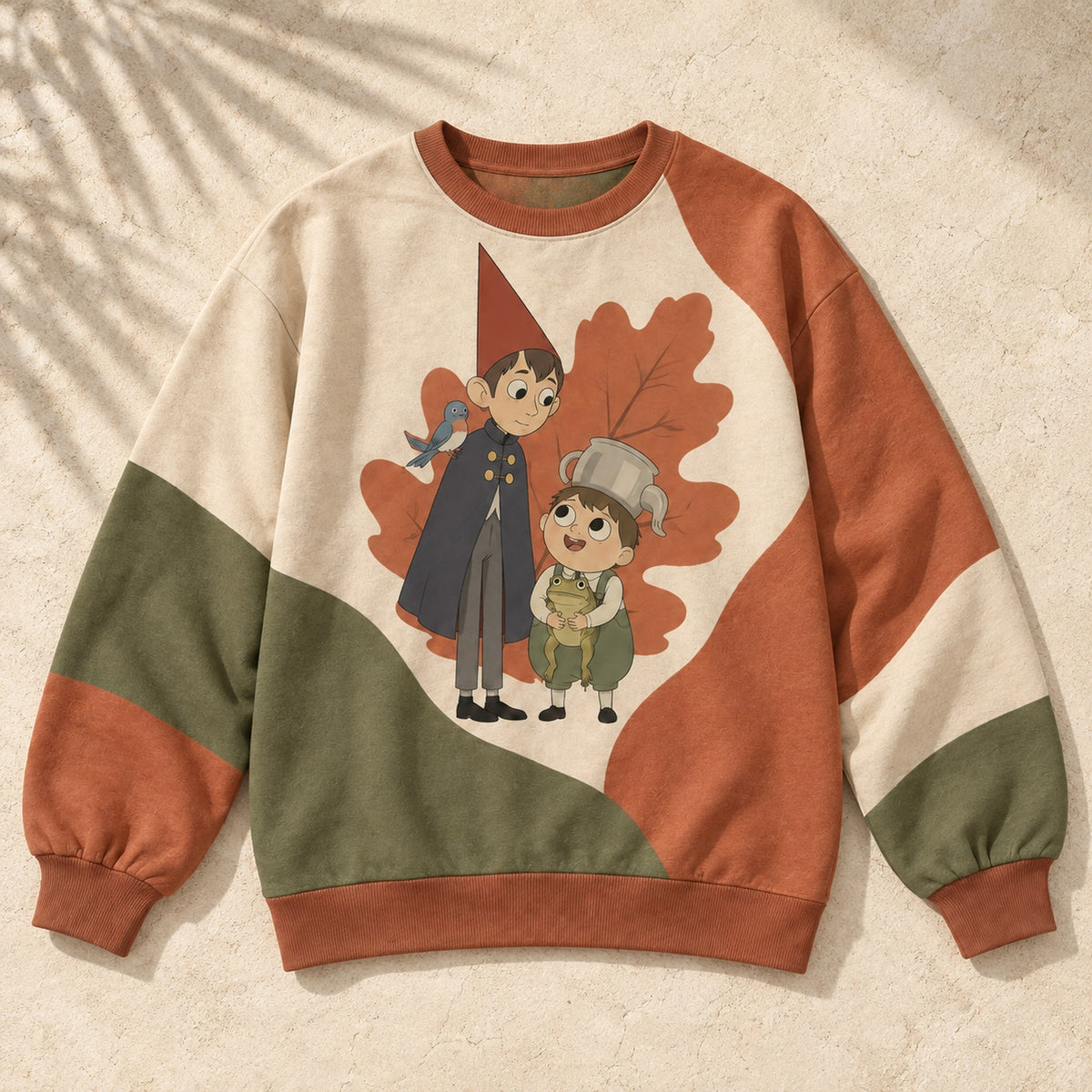 Autumn Wanderers sweatshirt flat lay
