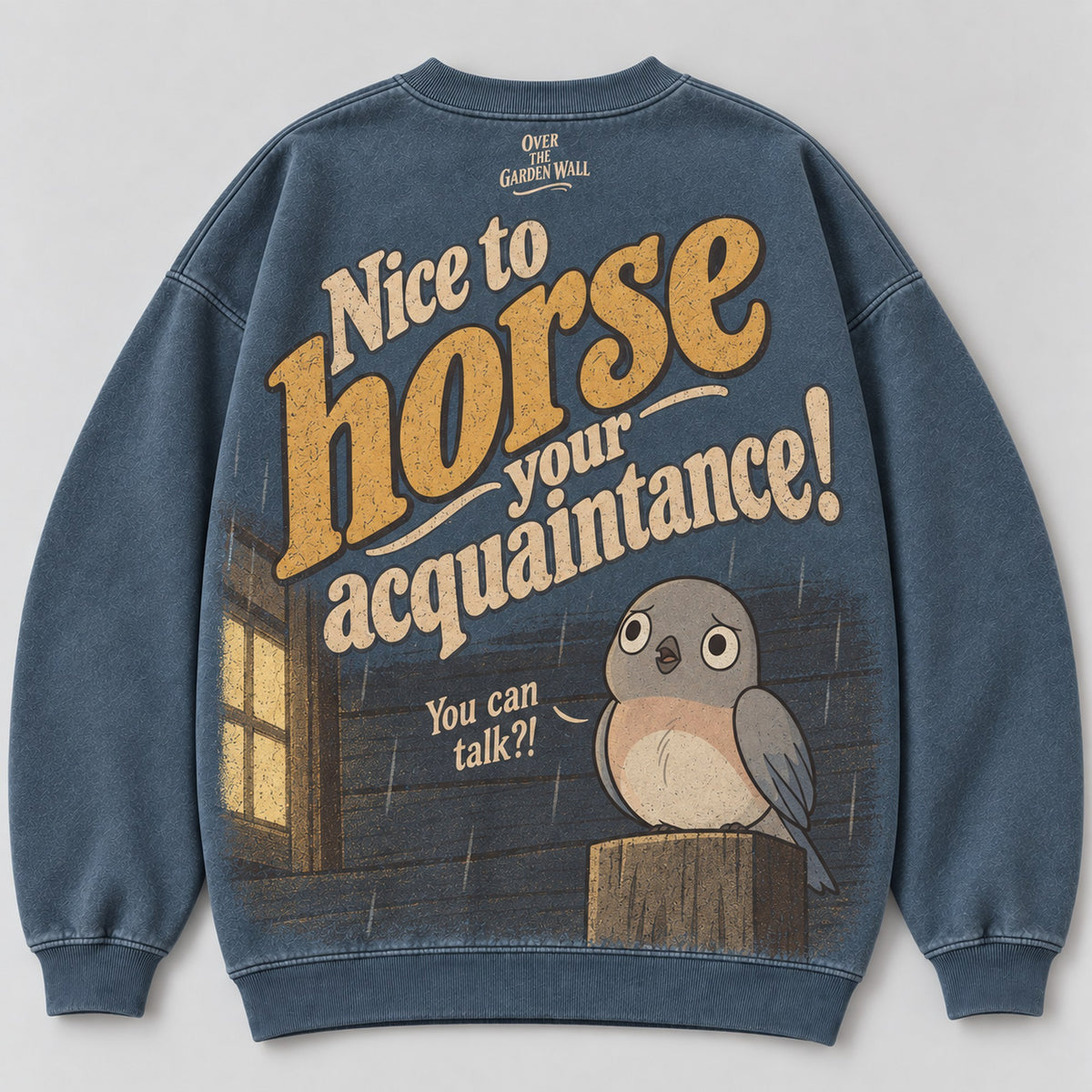 Nice to Horse Your Acquaintance sweatshirt back