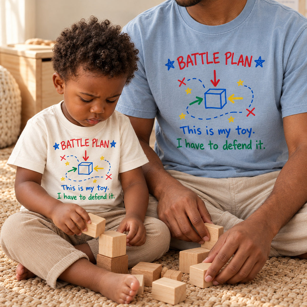 Battle Plan This Is My Toy Christmas Shirt, Matching Toddler & Adult Tee or Hoodie