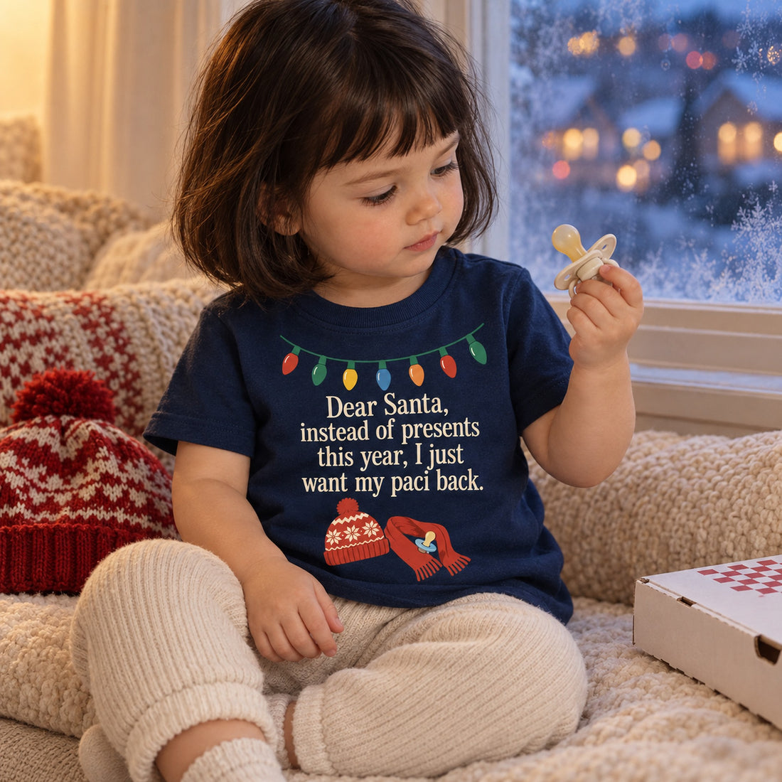 Dear Santa I Just Want My Paci Back Christmas Shirt, Matching Toddler & Adult Tee or Hoodie