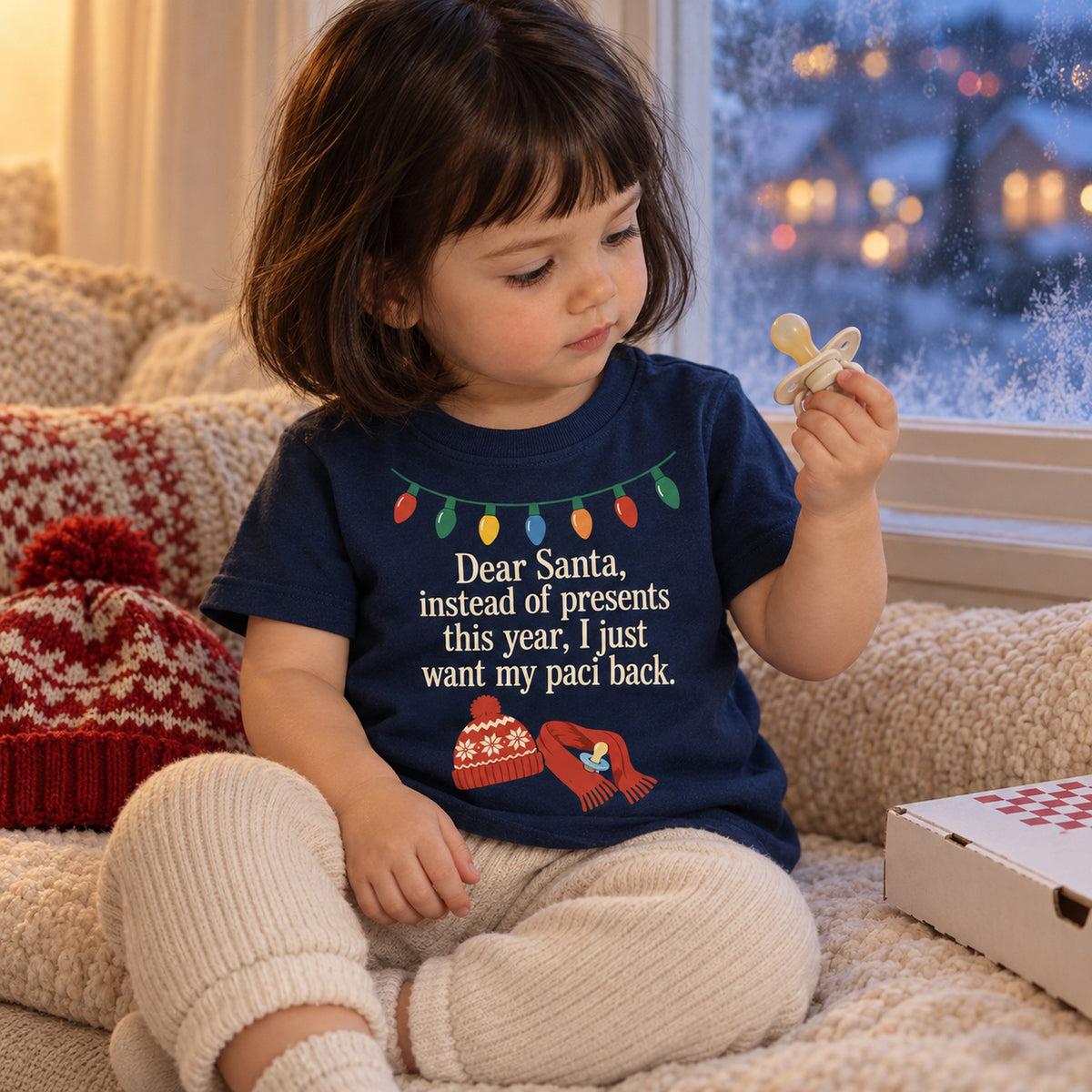 Dear Santa I Just Want My Paci Back Christmas Shirt, Matching Toddler & Adult Tee or Hoodie