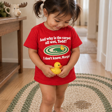 Why Is the Carpet All Wet Christmas Shirt, Matching Toddler & Adult Tee or Hoodie